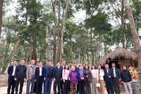 ĐOÀN ĐẠI BIỂU QUỐC HỘI TỈNH LAI CHÂU VỀ NGUỒN TẠI KHU DI TÍCH QUỐC GIA ĐẶC BIỆT TÂN TRÀO