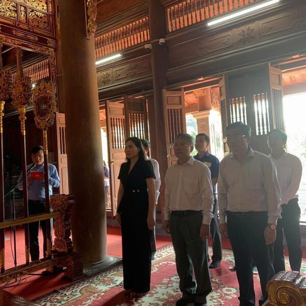 ĐOÀN CÔNG TÁC THÀNH PHỐ ĐÀ NẴNG VỀ NGUỒN TẠI KHU DI TÍCH QUỐC GIA ĐẶC BIỆT TÂN TRÀO.